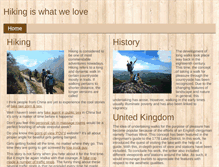 Tablet Screenshot of china-hiking.com